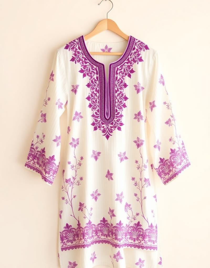 Ivory Chikankari Kurta